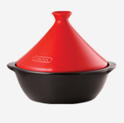 Multi Tagine _Steamer_ Low casserole pot_ Clay cooking_